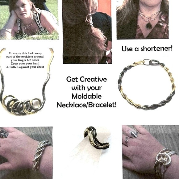 RARE VINTAGE MOLDABLE NECKLACE - Picture 7 of 11